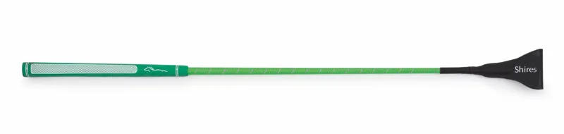 Shires Rainbow General Purpose Whip in Green